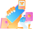 پیش‌نمایش فایل boy-shopping-using-mobile-app-11895184 از پک خرید آنلاین