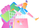 پیش‌نمایش فایل boy-shopping-via-mobile-11895187 از پک خرید آنلاین