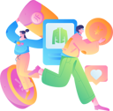 پیش‌نمایش فایل people-redeem-shopping-voucher-11895171 از پک خرید آنلاین
