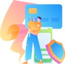 پیش‌نمایش فایل boy-doing-secure-card-payment-11895297 از پک امور مالی