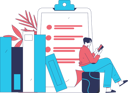 پیش‌نمایش فایل employee-prepares-task-clipboard-for-pending-tasks-11898228 از پک کتاب خوانی