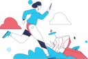 پیش‌نمایش فایل athlete-keeps-track-on-running-time-11898191 از پک عادت دویدن