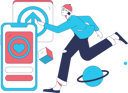 پیش‌نمایش فایل employee-runs-fast-to-attend-meeting-on-time-11898189 از پک عادت دویدن