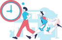 پیش‌نمایش فایل employee-try-to-chase-time-for-meeting-11898188 از پک عادت دویدن