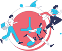پیش‌نمایش فایل employees-running-late-for-office-meeting-11898187 از پک عادت دویدن