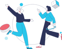 پیش‌نمایش فایل friends-running-for-school-11898190 از پک عادت دویدن