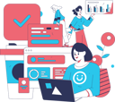 پیش‌نمایش فایل girls-working-on-business-analysis-11897616 از پک کسب و کار