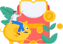 پیش‌نمایش فایل boy-doing-saving-and-putting-money-in-red-envelop-11896565 از پک دعوت