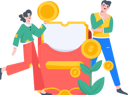پیش‌نمایش فایل people-with-envelope-11896571 از پک دعوت