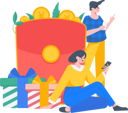 پیش‌نمایش فایل people-with-gift-envelope-11896567 از پک دعوت