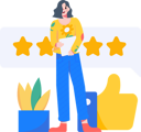 پیش‌نمایش فایل girl-giving-customer-ratings-11896420 از پک فعالیت افراد