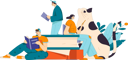 پیش‌نمایش فایل girl-and-man-reading-book-11904991 از پک دانش