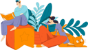 پیش‌نمایش فایل young-girl-and-man-reading-book-11905001 از پک دانش