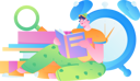 پیش‌نمایش فایل boy-reading-book-on-time-11895688 از پک خواندن