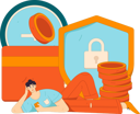 پیش‌نمایش فایل boy-doing-secure-card-payment-11905285 از پک امور مالی