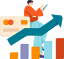 پیش‌نمایش فایل man-getting-financial-growth-11905250 از پک امور مالی
