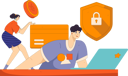 پیش‌نمایش فایل man-looking-payment-protection-11905289 از پک امور مالی