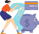 پیش‌نمایش فایل woman-saving-money-in-piggy-bank-11905265 از پک امور مالی