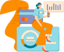 پیش‌نمایش فایل woman-working-on-financial-analytics-11905262 از پک امور مالی