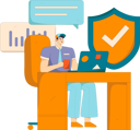پیش‌نمایش فایل boy-working-on-cyber-defence-11903173 از پک امنیت سایبری