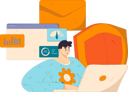 پیش‌نمایش فایل boy-working-on-cyber-safety-11903171 از پک امنیت سایبری