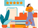 پیش‌نمایش فایل girl-showing-daily-schedule-11905456 از پک ورود