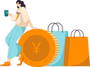 پیش‌نمایش فایل girl-thinking-about-shopping-11903255 از پک تجارت الکترونیک