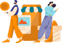 پیش‌نمایش فایل man-doing-cash-payment-for-online-shopping-11903271 از پک تجارت الکترونیک