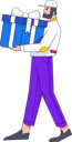 پیش‌نمایش فایل boy-holding-present-box-11898569 از پک شخصیت مرد