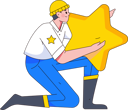 پیش‌نمایش فایل male-customer-giving-review-11898582 از پک شخصیت مرد