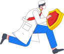 پیش‌نمایش فایل male-doctor-with-insurance-11898554 از پک شخصیت مرد