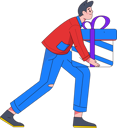 پیش‌نمایش فایل male-hold-present-11898572 از پک شخصیت مرد