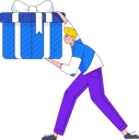 پیش‌نمایش فایل male-holding-surprise-box-11898561 از پک شخصیت مرد
