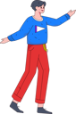 پیش‌نمایش فایل boy-doing-presentation-11898794 از پک شخصیت مرد