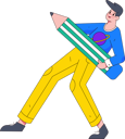 پیش‌نمایش فایل boy-holding-pencil-11898787 از پک شخصیت مرد