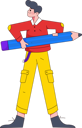 پیش‌نمایش فایل boy-holding-pencil-11898793 از پک شخصیت مرد