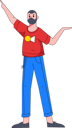پیش‌نمایش فایل boy-presenting-left-side-11898789 از پک شخصیت مرد