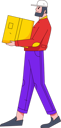 پیش‌نمایش فایل courier-delivery-guy-11898799 از پک شخصیت مرد