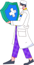 پیش‌نمایش فایل doctor-holding-secure-shield-11898811 از پک شخصیت مرد