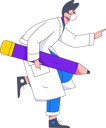 پیش‌نمایش فایل male-doctor-giving-lesson-11898770 از پک شخصیت مرد