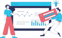 پیش‌نمایش فایل girl-and-man-having-business-analysis-idea-11897891 از پک کسب و کار