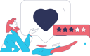 پیش‌نمایش فایل girl-giving-customer-review-11897892 از پک کسب و کار