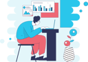 پیش‌نمایش فایل man-making-business-report-on-laptop-11897858 از پک کسب و کار