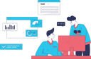 پیش‌نمایش فایل two-boys-working-on-business-analysis-11897904 از پک کسب و کار