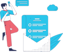 پیش‌نمایش فایل young-man-checking-email-11897899 از پک کسب و کار