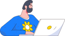 پیش‌نمایش فایل beard-man-working-on-laptop-at-office-11898280 از پک شخصیت مرد