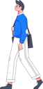 پیش‌نمایش فایل businessman-going-to-office-with-office-bag-11898286 از پک شخصیت مرد
