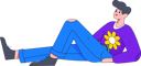 پیش‌نمایش فایل man-lying-on-floor-while-feeling-relax-11898295 از پک شخصیت مرد
