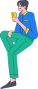 پیش‌نمایش فایل boy-working-on-phone-11898871 از پک شخصیت مرد