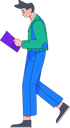 پیش‌نمایش فایل businessman-working-on-tablet-11898854 از پک شخصیت مرد